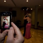 a couple dancing at a wedding