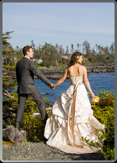 Ucluelet with wedding portraits in the Tofino area